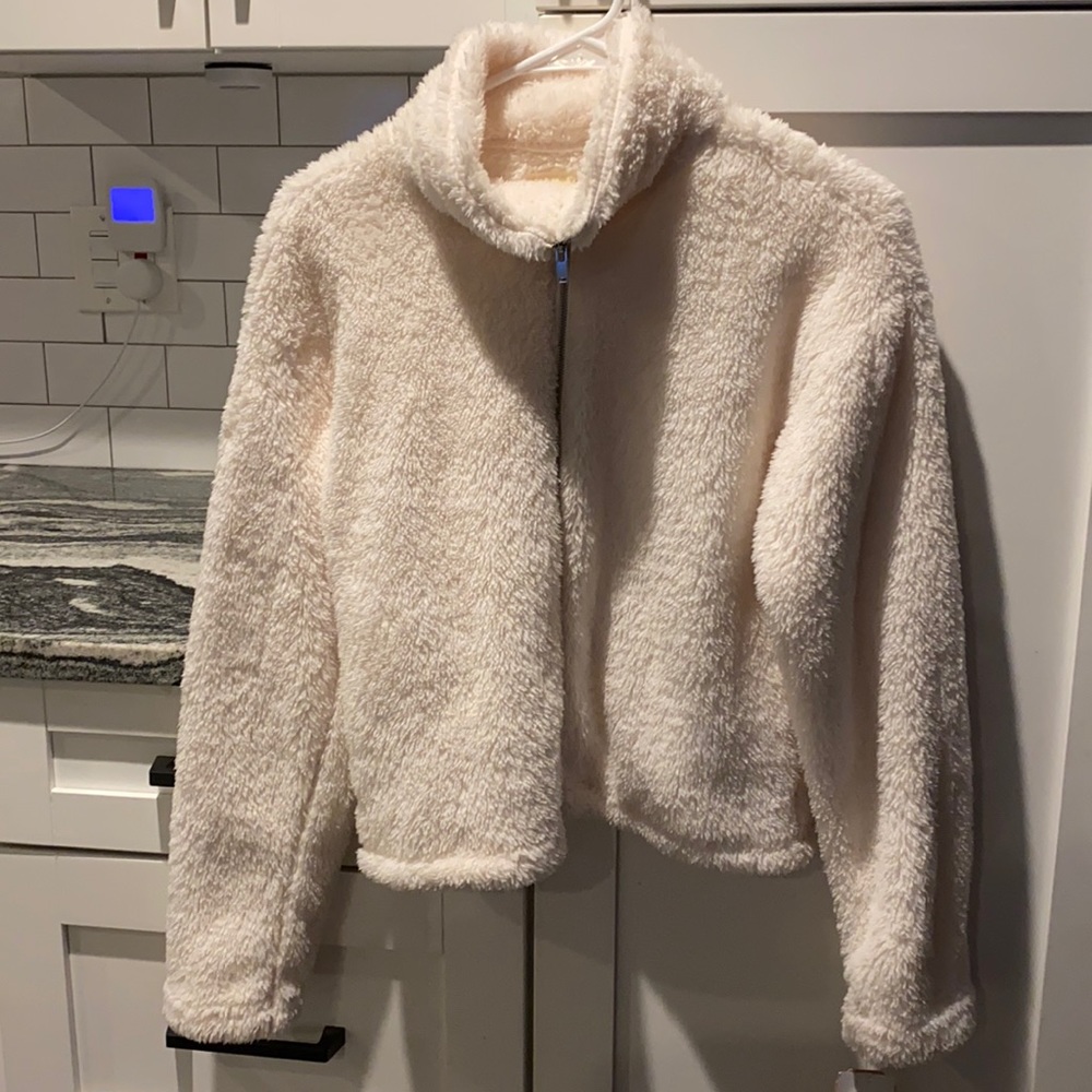 Fleece zip up jacket